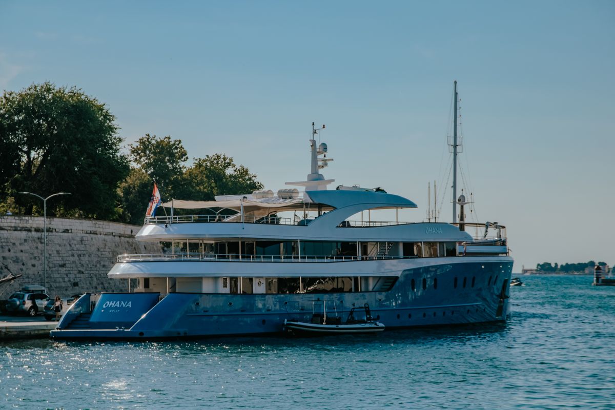 Luxury family yacht charter Croatia Adriatic coastal scenery
