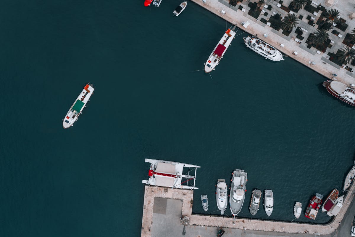 Luxury yacht charter Split Adriatic coastal scenery