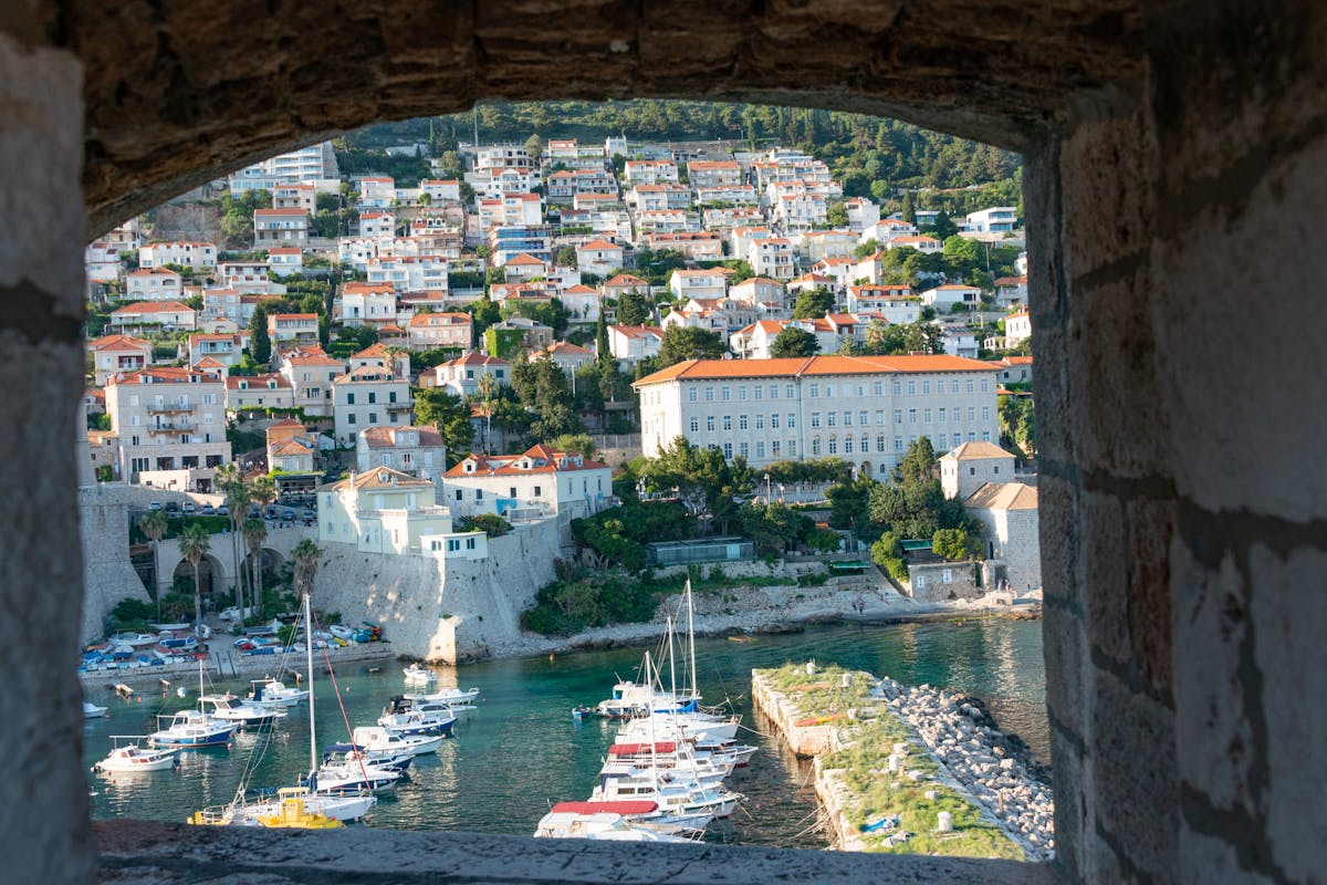 Luxury yacht charter Dubrovnik Adriatic coastal scenery