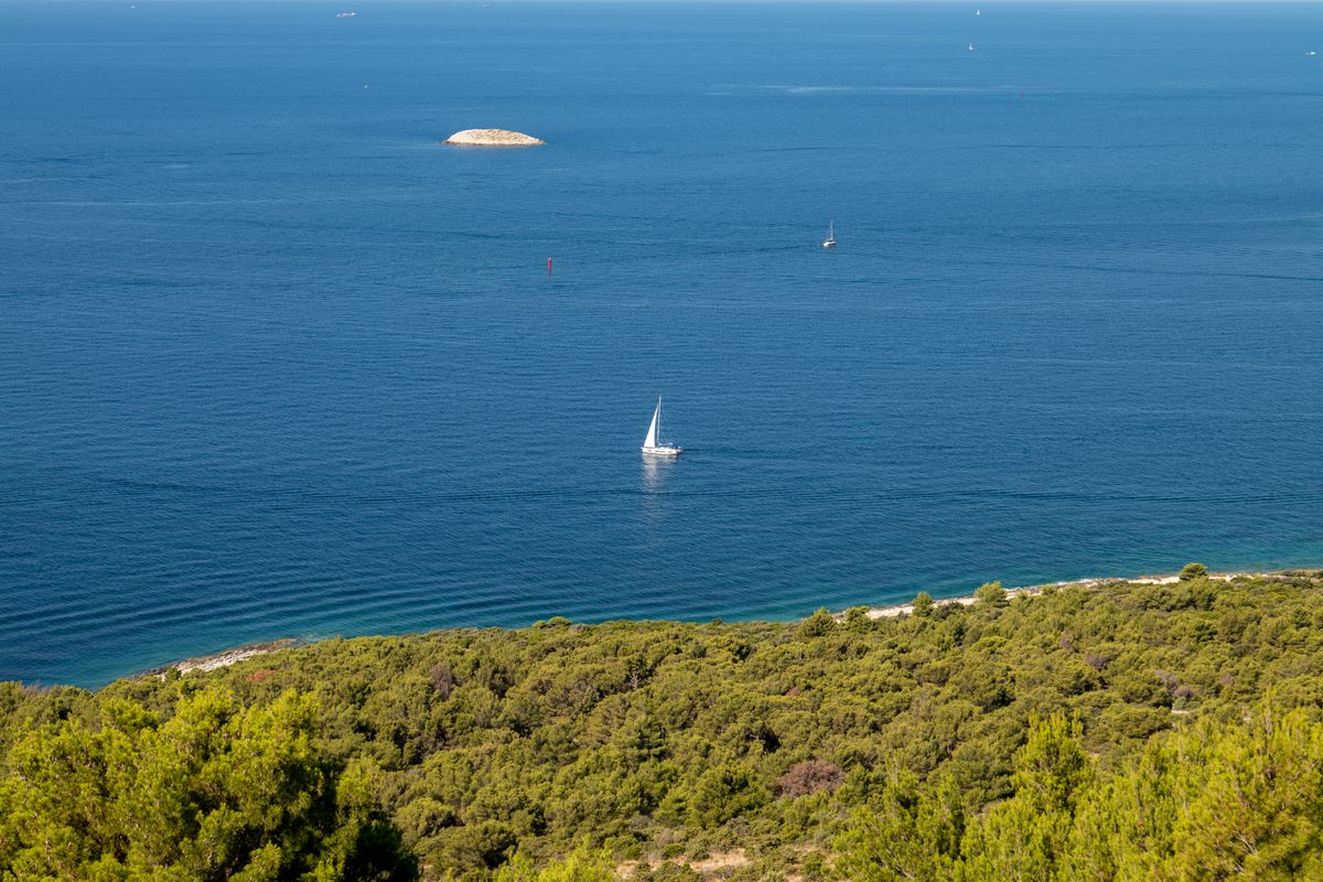 Elegant traditional gulet sailing the Dalmatian coast on a gulet charter Croatia adventure