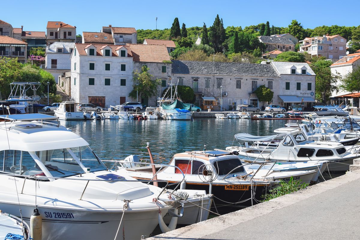 Luxury Dalmatian coast yacht charter in Croatia Adriatic coastal scenery