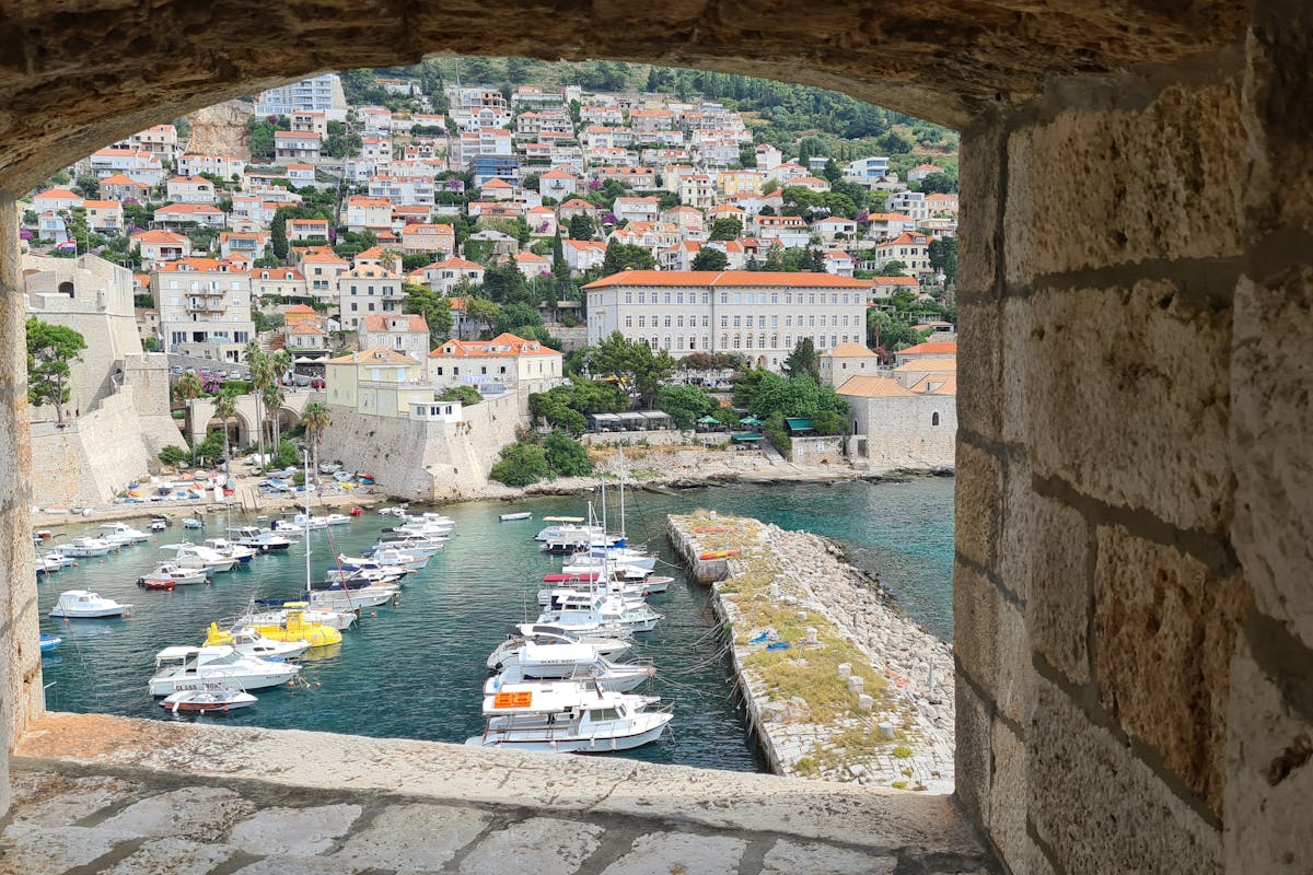 Luxury yacht charter Dubrovnik Adriatic coastal scenery