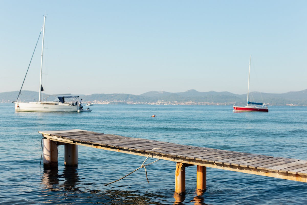 Luxury island hopping Croatia yacht Adriatic coastal scenery